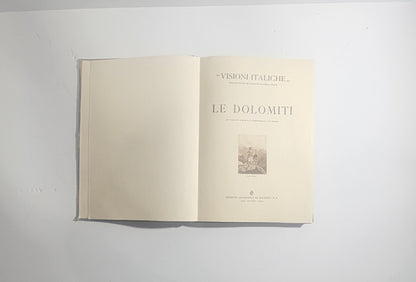 iolibrocarmine dolomiti frontespizio titolo storiche interno Visioni Italiche 
