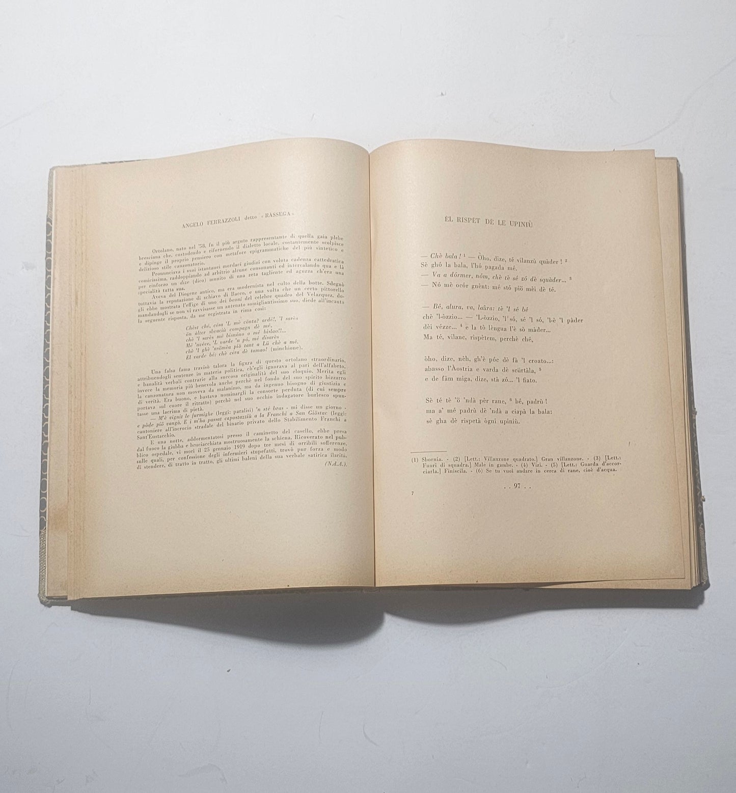 Pagine interne poesia dialettale bresciana Angelo Canossi iolibrocarmine