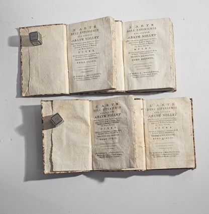 iolibrocarmine fisica sperimentale frontespizio settecentina 1700
