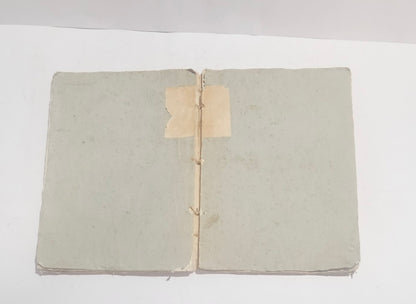 Cucitura originale libro antico Verona 1800 carta vergata