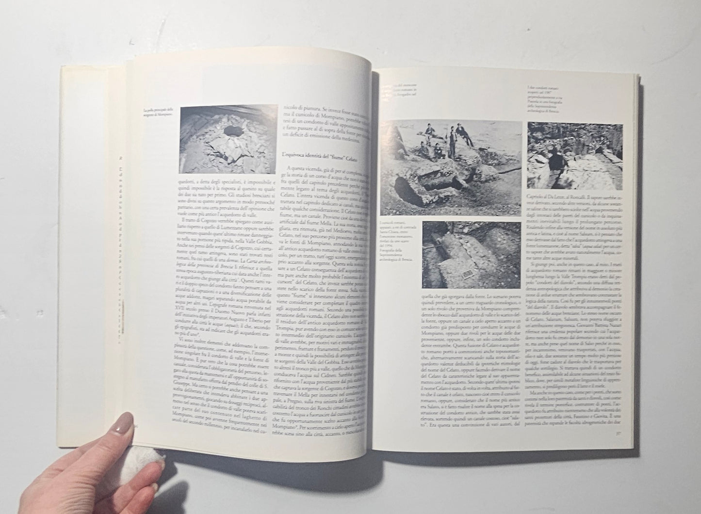 Pagine interne con fotografie e testi su acquedotti e canali di Brescia iolibrocarmine
