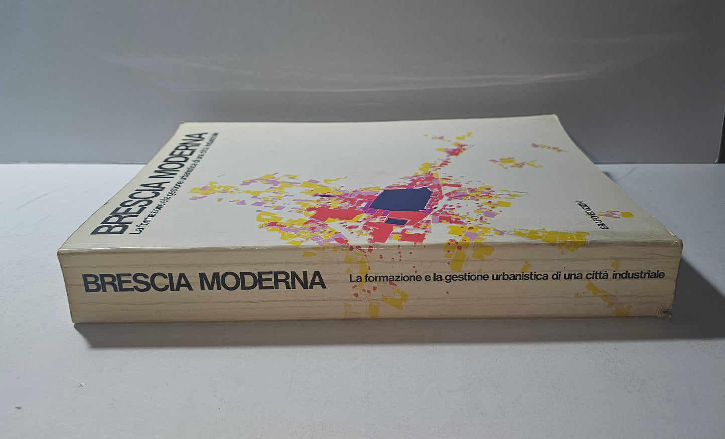 Dorso del volume Brescia Moderna urbanistica città industriale iolibrocarmine