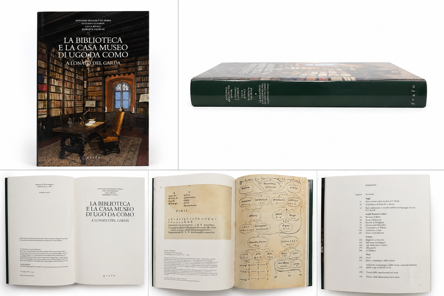 iolibrocarmine biblioteca ugo da como lonato garda copertina dorso interno frontespizio
