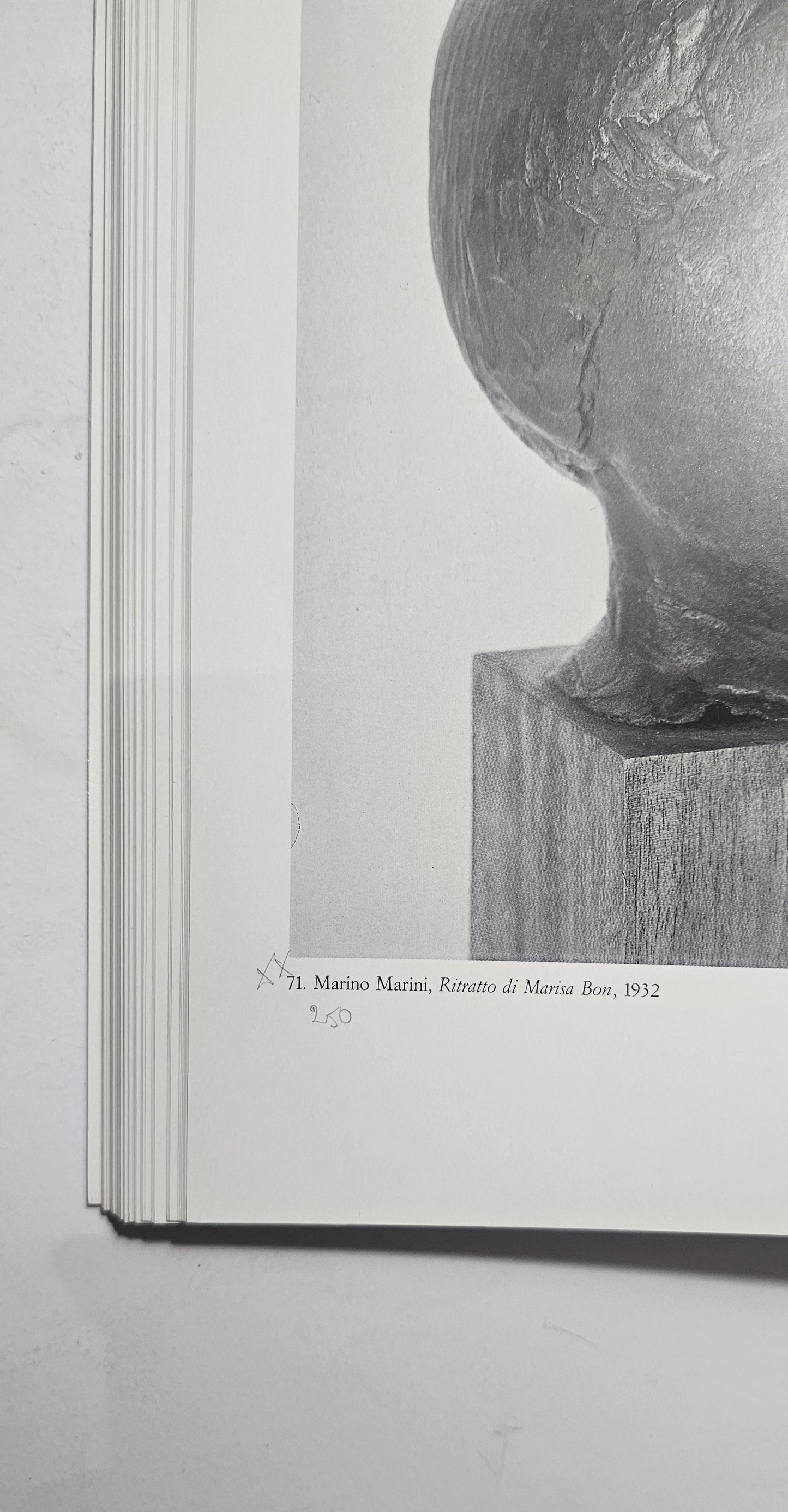 Catalogo arte italiana Novecento Mazzotta interno illustrato iolibrocarmine segni a matita