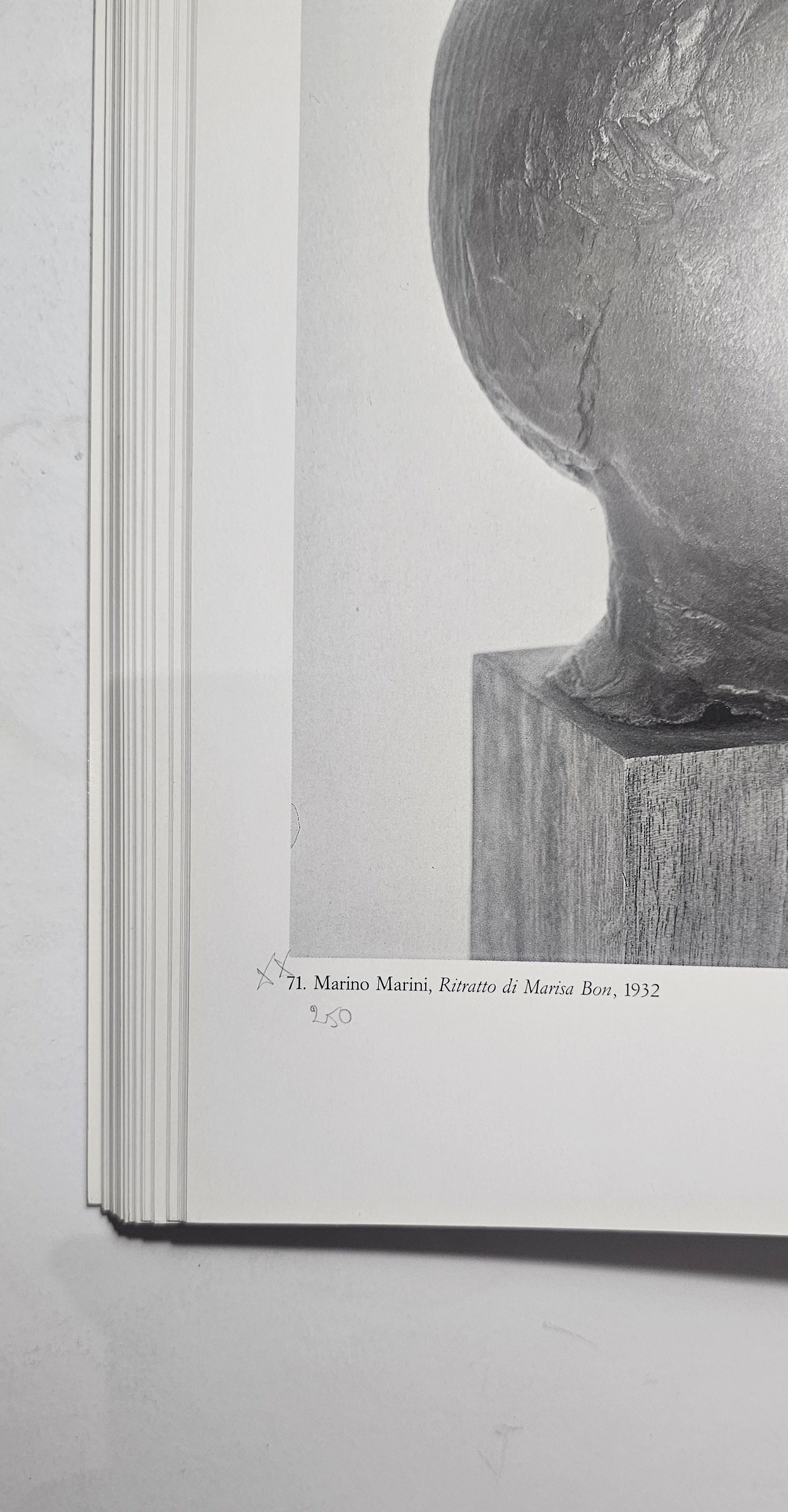 Catalogo arte italiana Novecento Mazzotta interno illustrato iolibrocarmine segni a matita