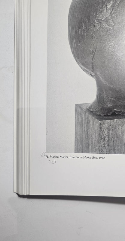Catalogo arte italiana Novecento Mazzotta interno illustrato iolibrocarmine segni a matita
