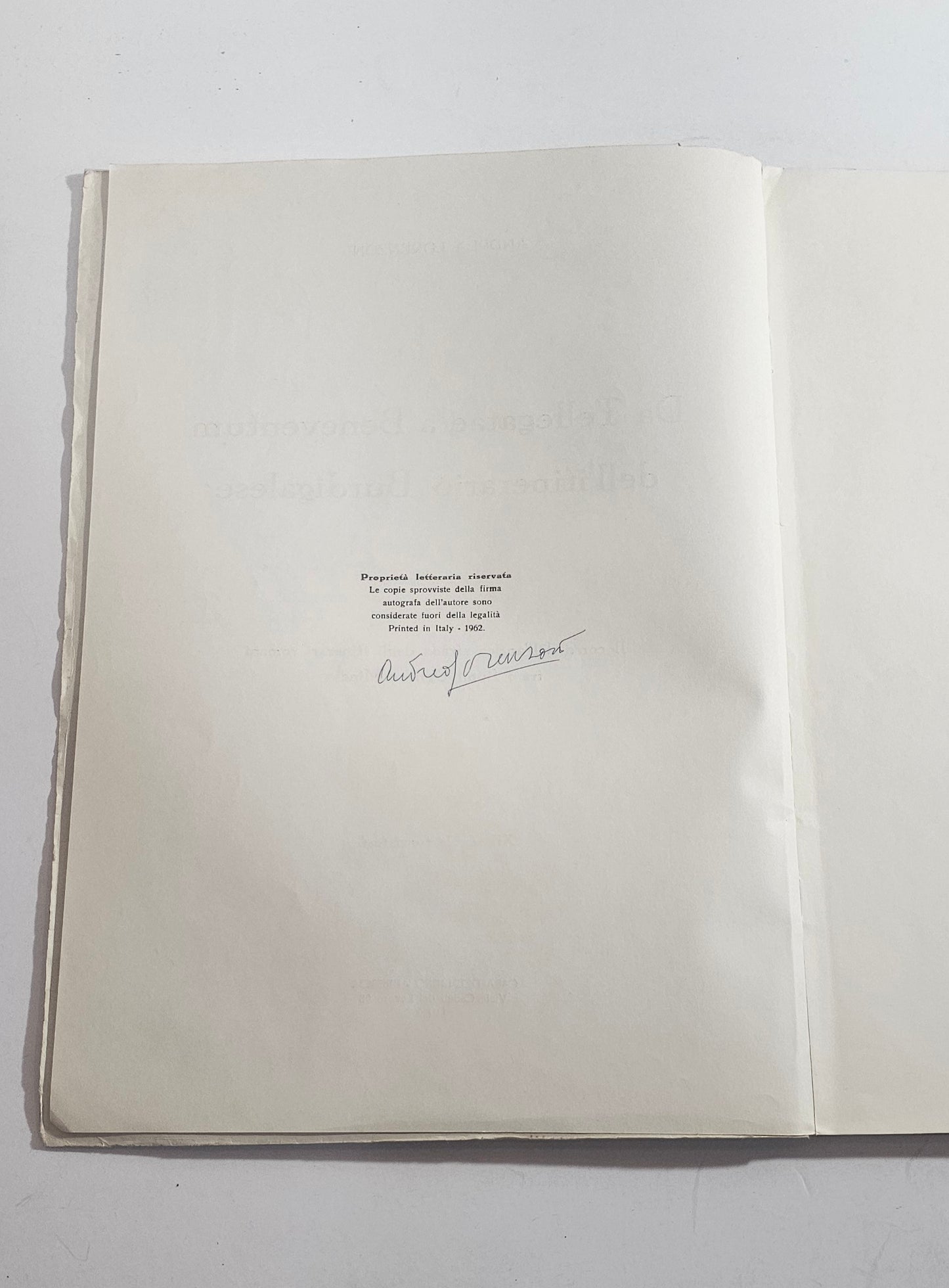 firma autografa autore lorenzoni libro