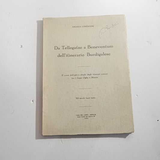 libro itinerario burdigalese lorenzoni 1962 copertina