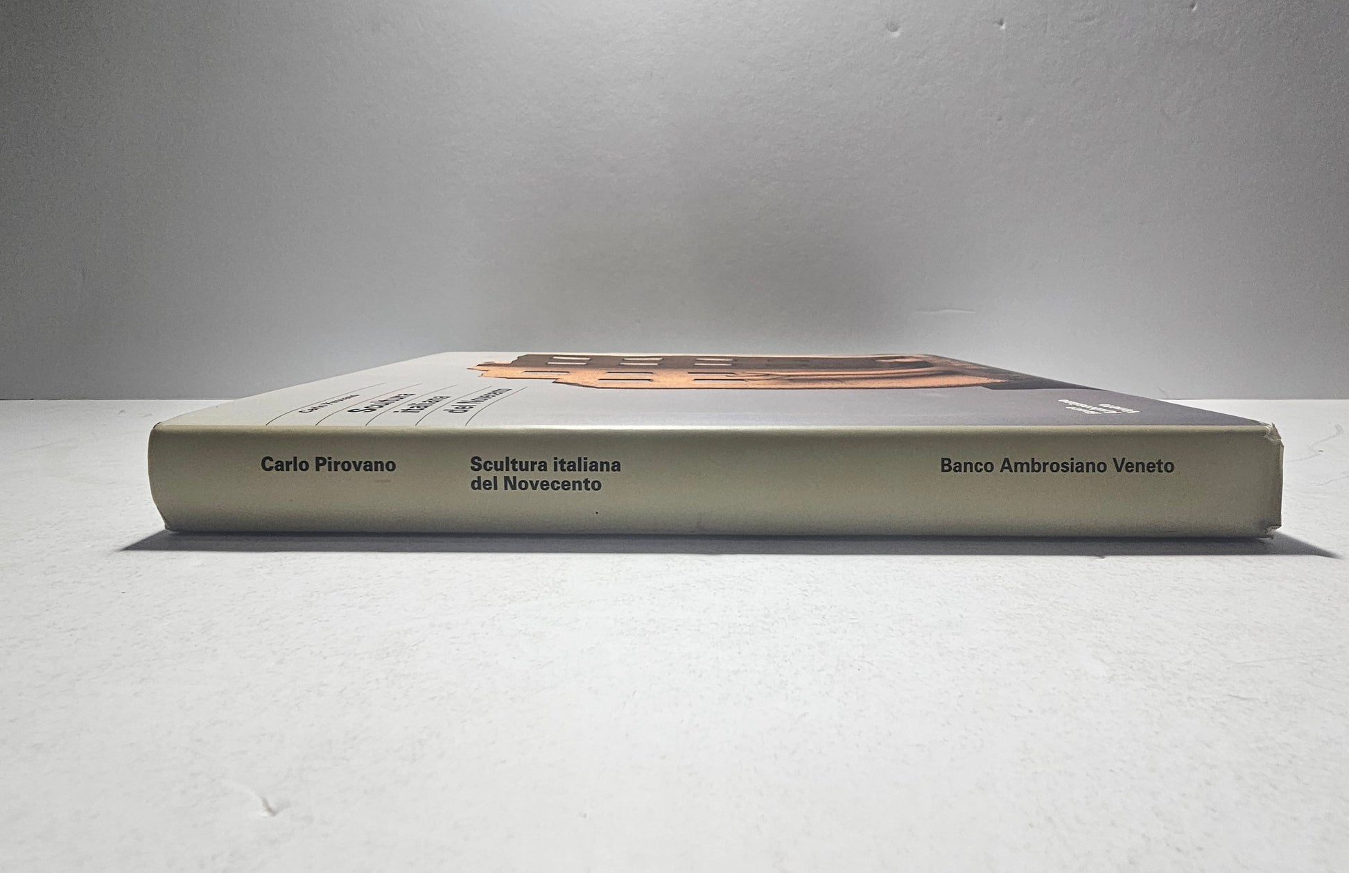 Dorso catalogo scultura italiana contemporanea iolibrocarmine