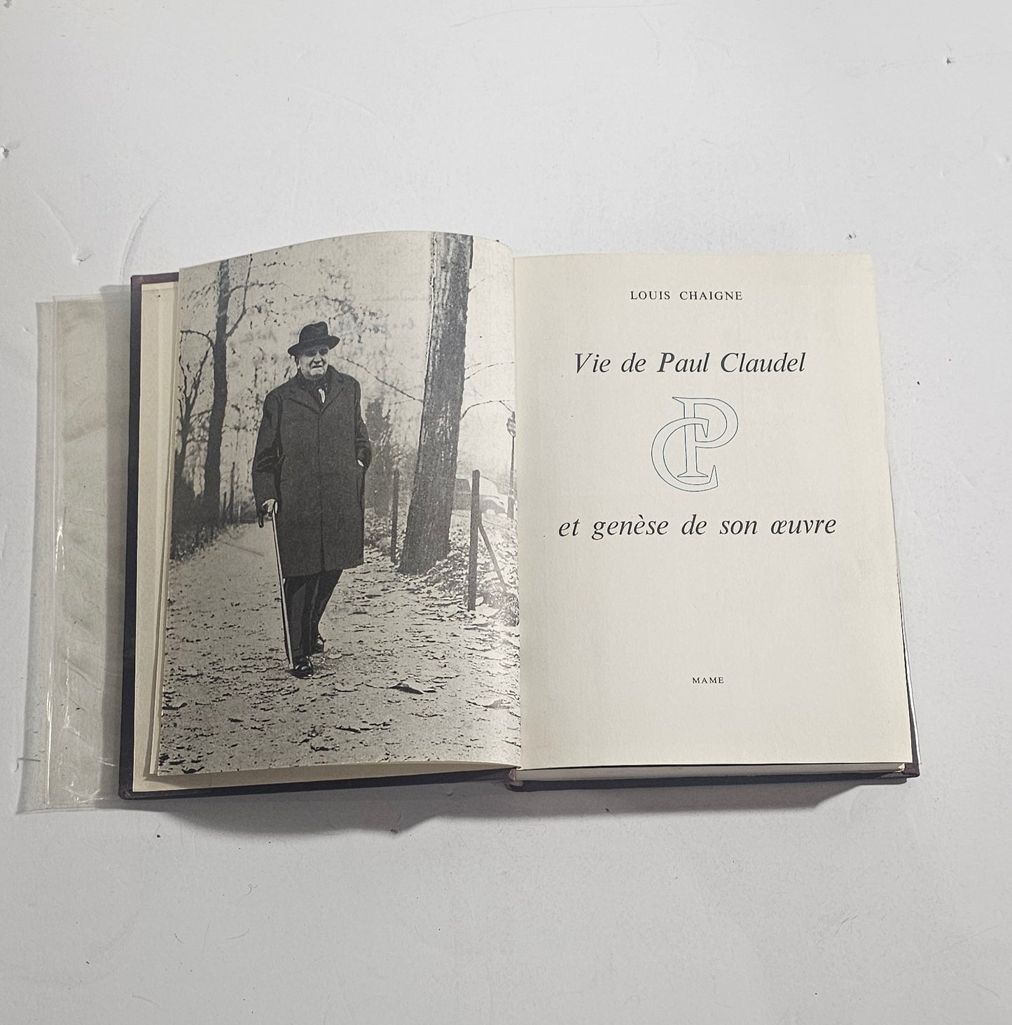 iolibrocarmine biografia claudel libro vintage edizione francese
