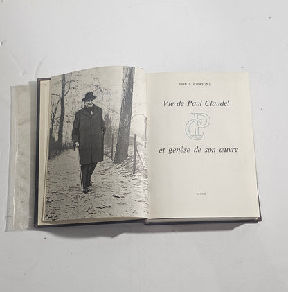 iolibrocarmine biografia claudel libro vintage edizione francese
