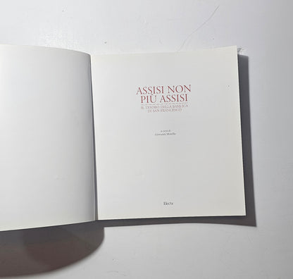 Frontespizio Assisi Non Più Assisi arte medievale italiana iolibrocarmine
