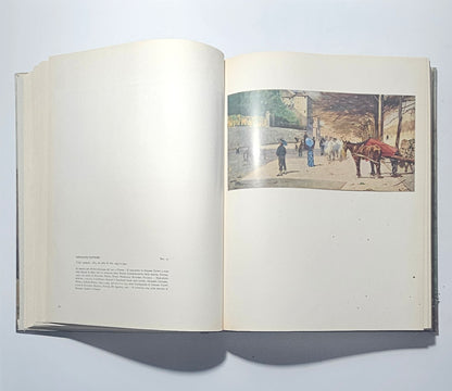 Tavola illustrata con opera dei Macchiaioli nel volume Mario Borgiotti io libro carmine