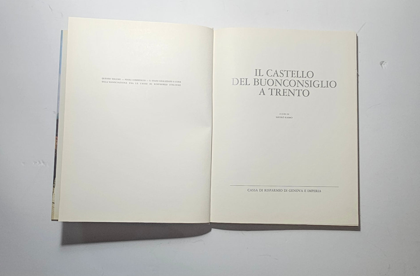 Frontespizio libro Castello del Buonconsiglio Trento iolibrocarmine
