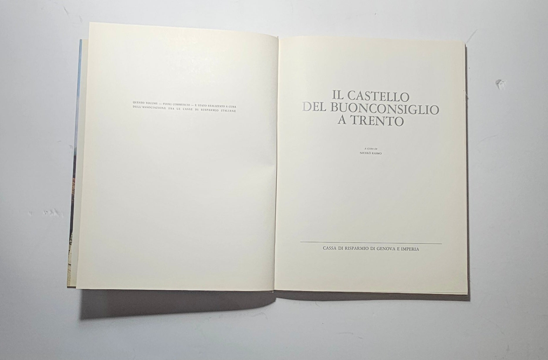 Frontespizio libro Castello del Buonconsiglio Trento iolibrocarmine
