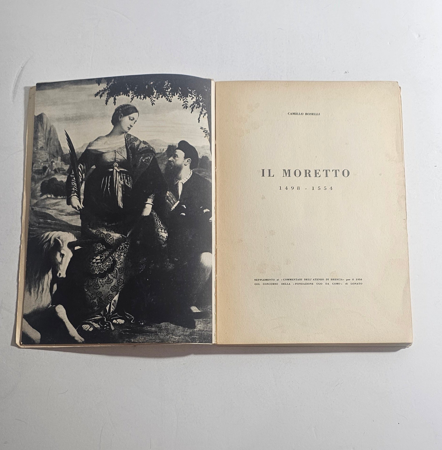 iolibrocarmine camillo boselli il moretto monografia artista bresciano interno titolo
