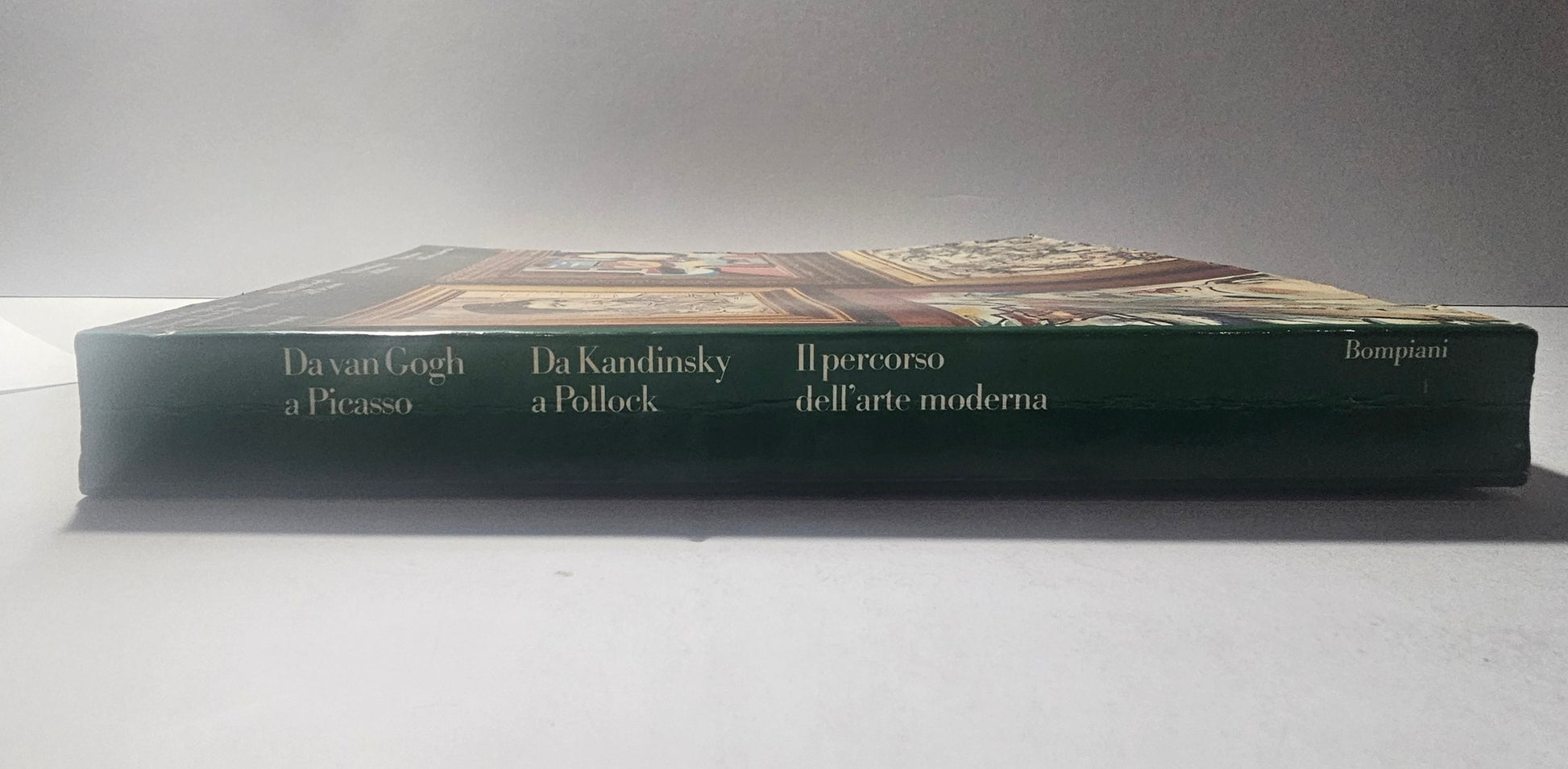 Dorso del volume Il percorso dell arte moderna Bompiani iolibrocarmine
