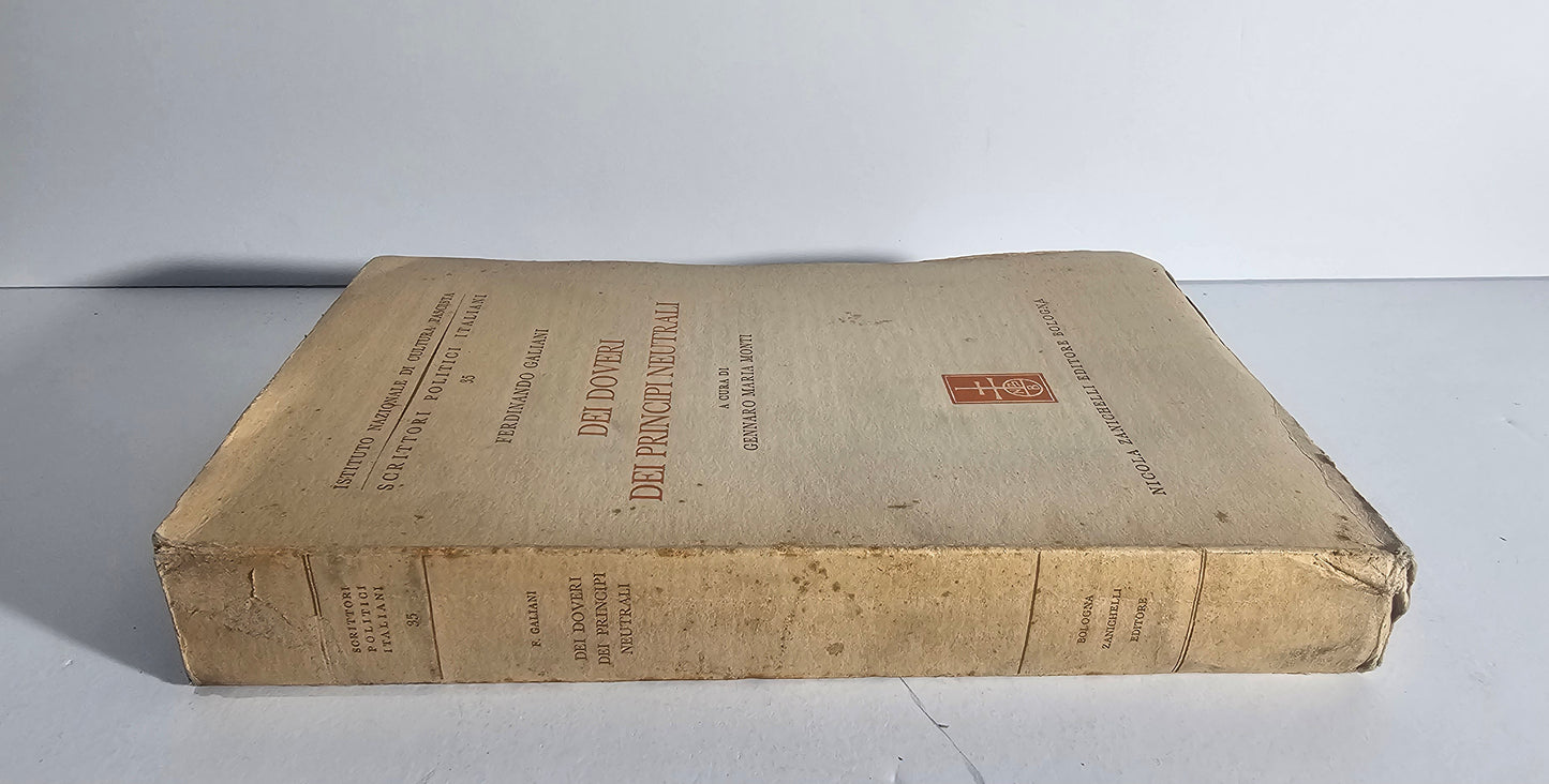 Dettagliodorso libro 1942 io libro carmine Zanichelli