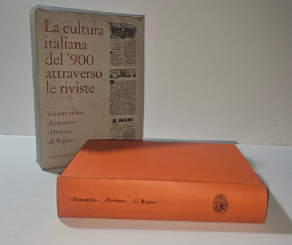 Cofanetto editoriale del libro La cultura italiana del 900 attraverso le riviste io libro carmine