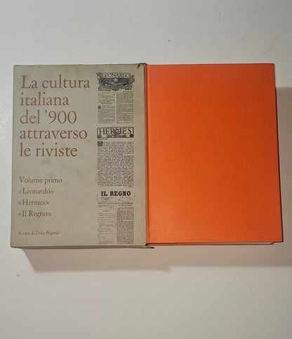 Custodia del volume La cultura italiana del 900 attraverso le riviste io libro carmine