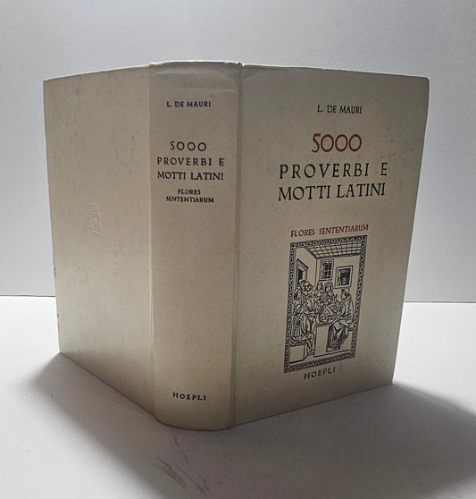 copertina cartonata 5000 proverbi e motti latini hoepli
