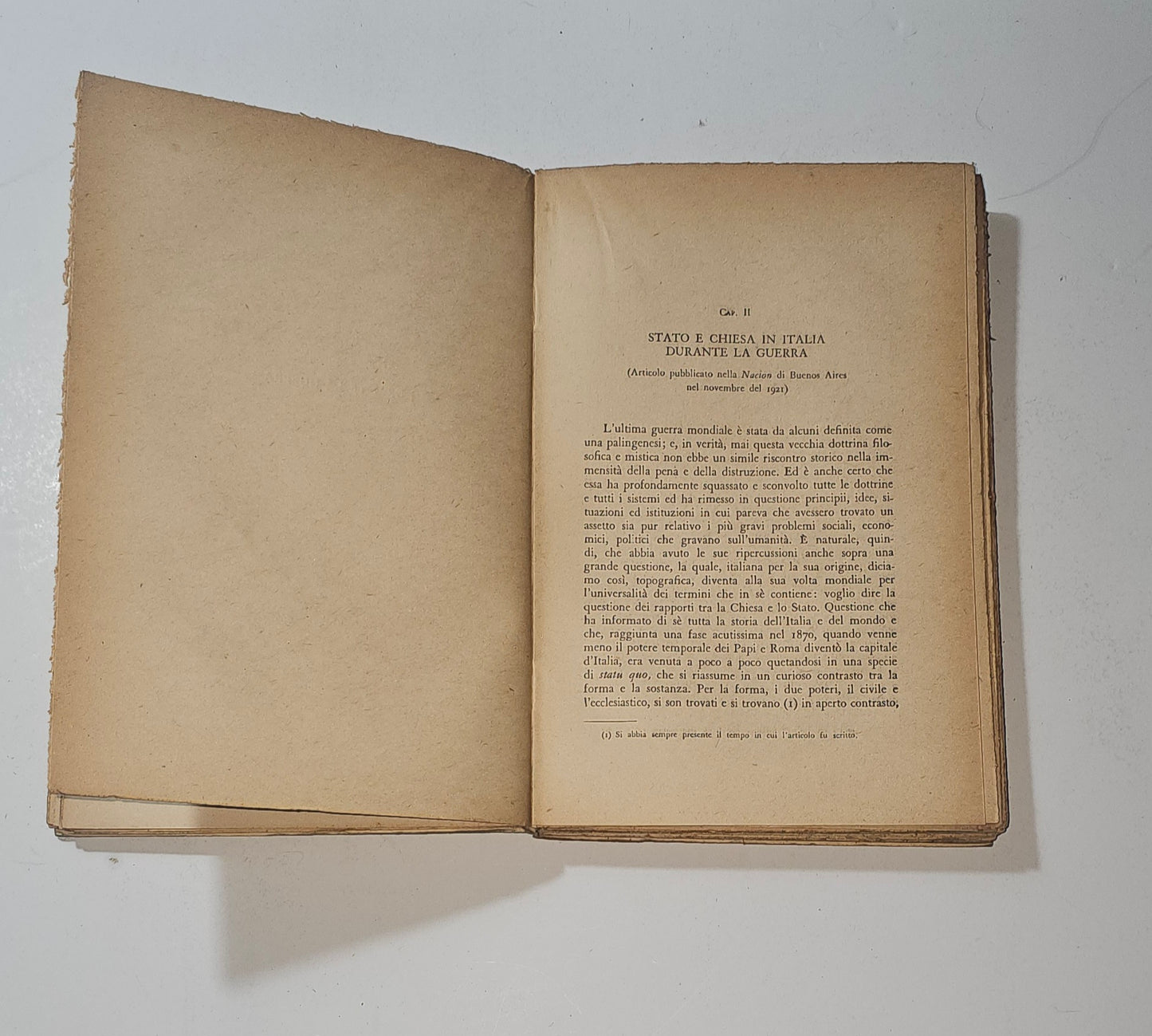 iolibrocarmine pagina interna capitolo Stato e Chiesa in Italia durante la guerra