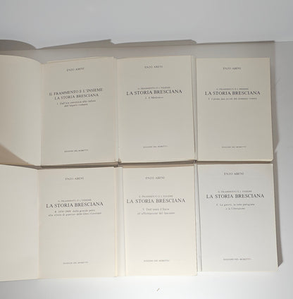 iolibrocarmine frontespizi la storia bresciana volumi aperti
