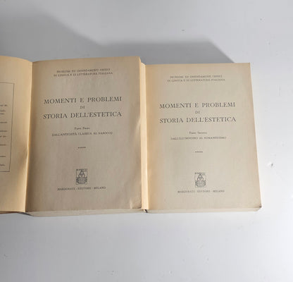 Due volumi estetica classica e romanticismo io libro carmine
