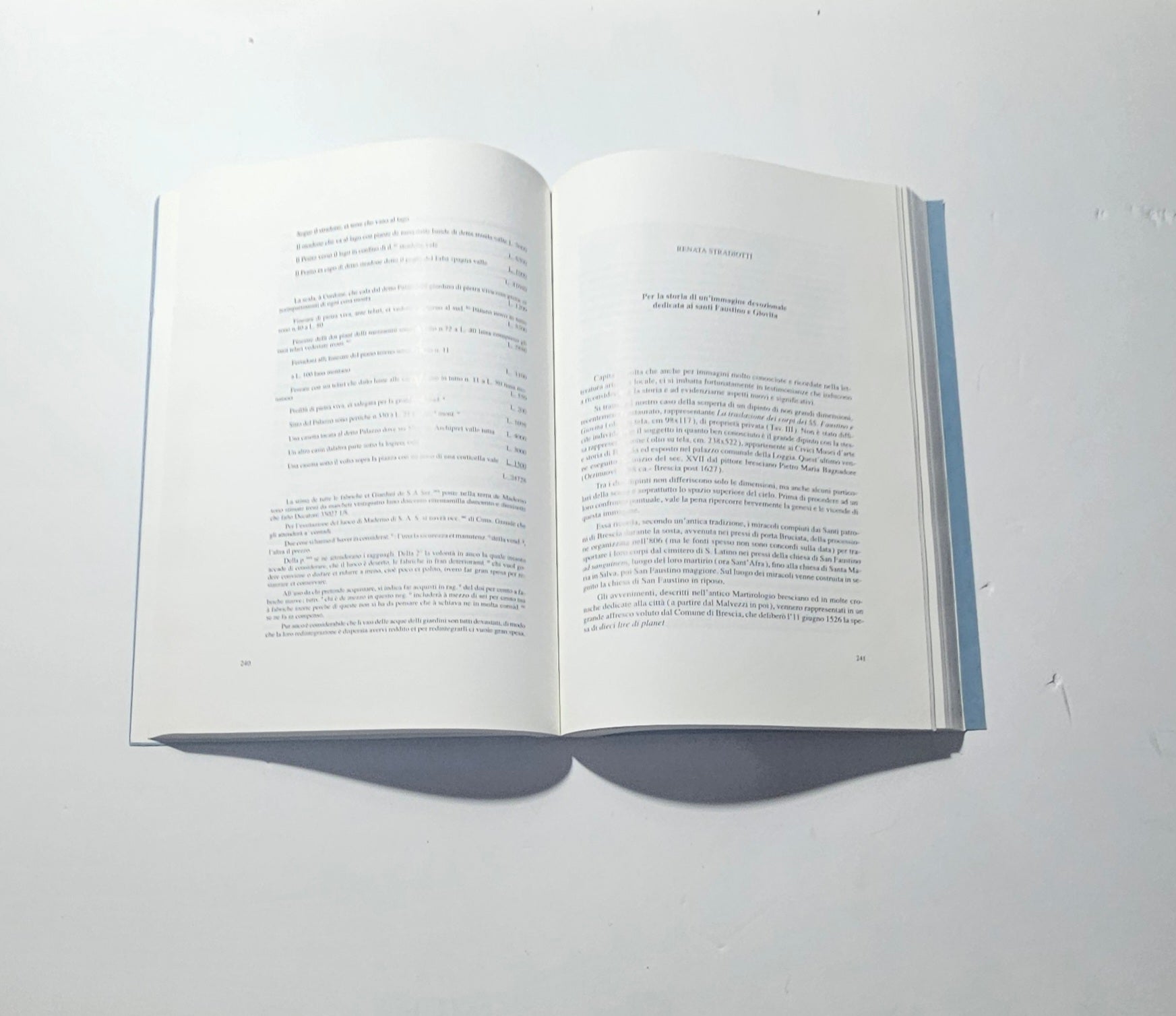 Interno del libro Scritti in Onore di Gaetano Panazza vari argomenti  con testi accademici io libro carmine