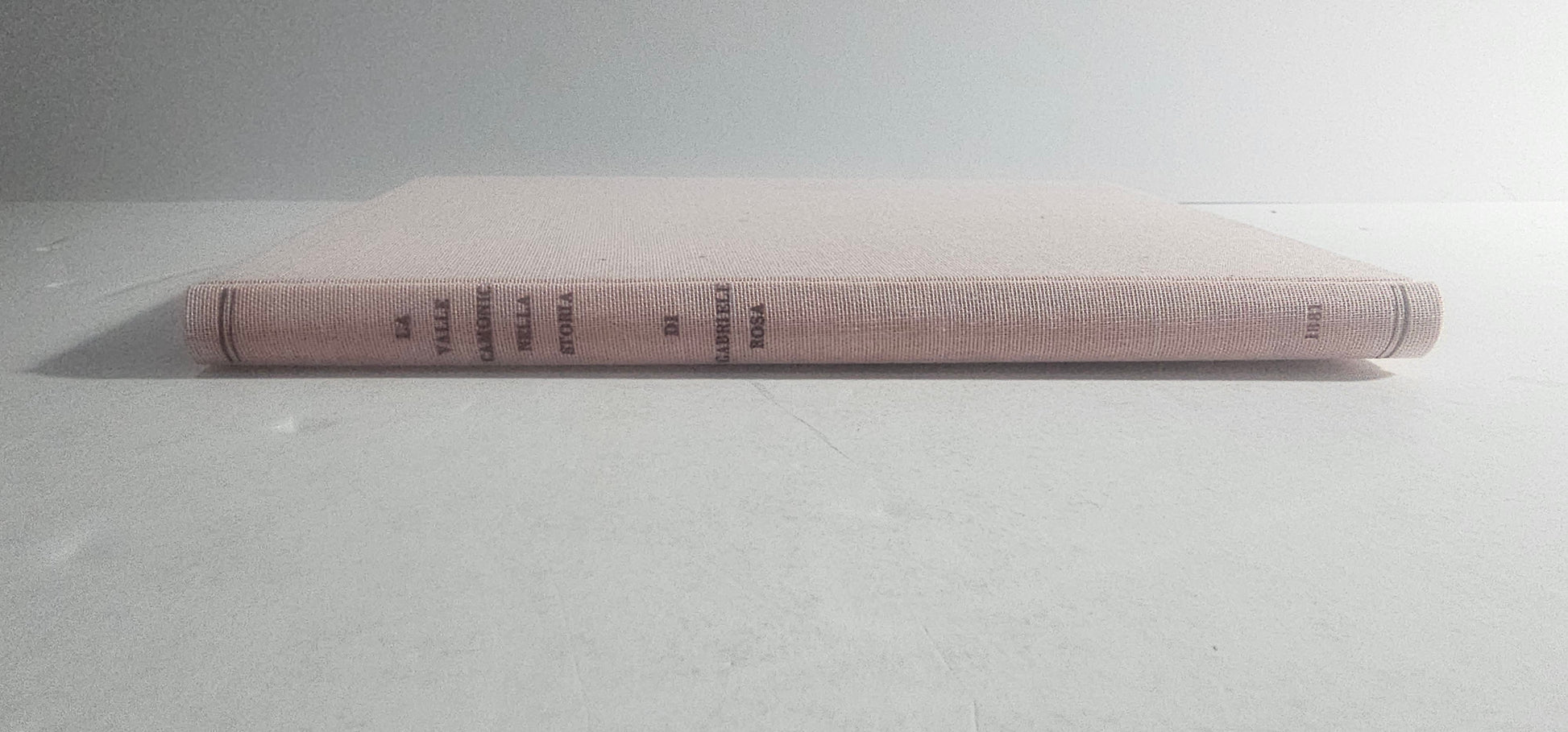 iolibrocarmine dorso libro antico valle camonica rosa