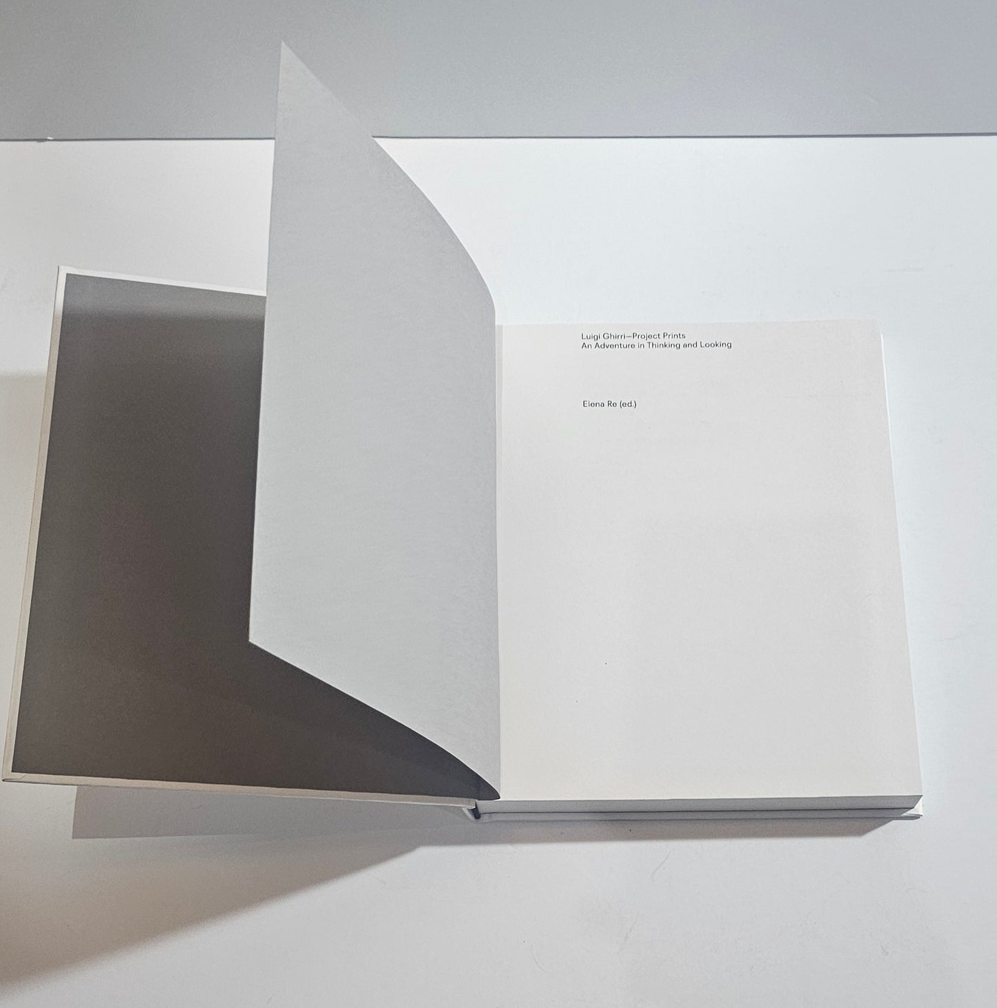 luigi ghirri project prints frontespizio libro fotografia