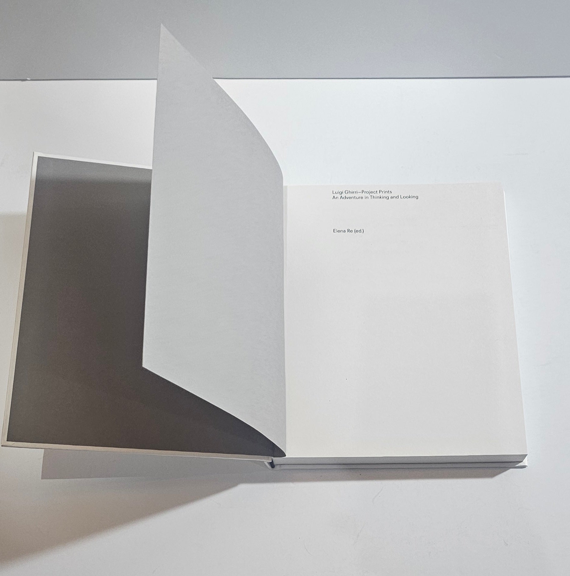 luigi ghirri project prints frontespizio libro fotografia