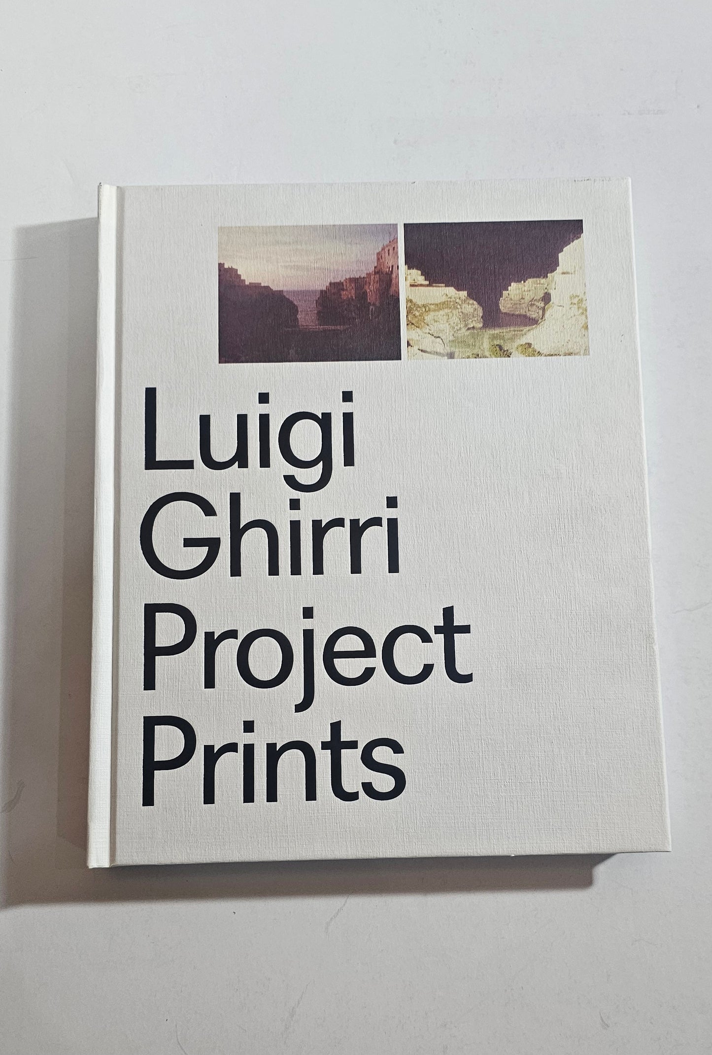 luigi ghirri project prints copertina piatto anteriore libro fotografia italiana