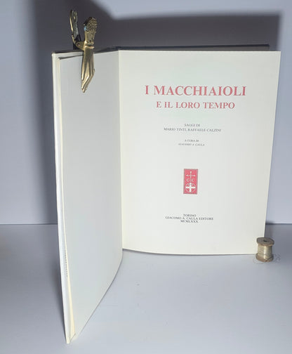 Frontespizio libro Macchiaioli Caula editore Torino