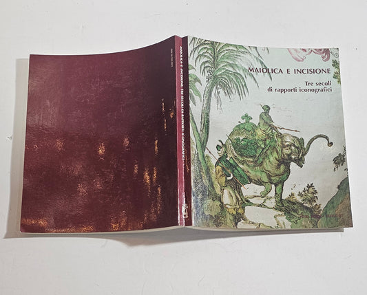 libro maiolica e incisione neri pozza copertina illustrata