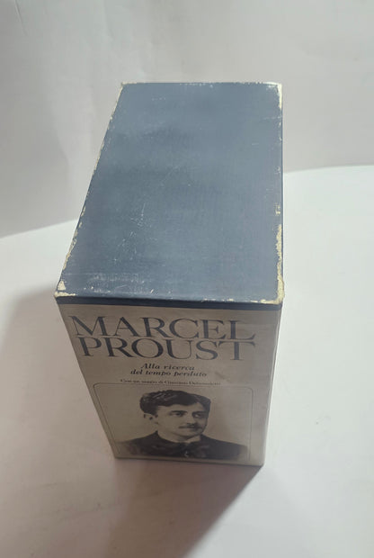 Marcel Proust Alla ricerca del tempo perduto cofanetto parte superiore 7 volumi Oscar Mondadori