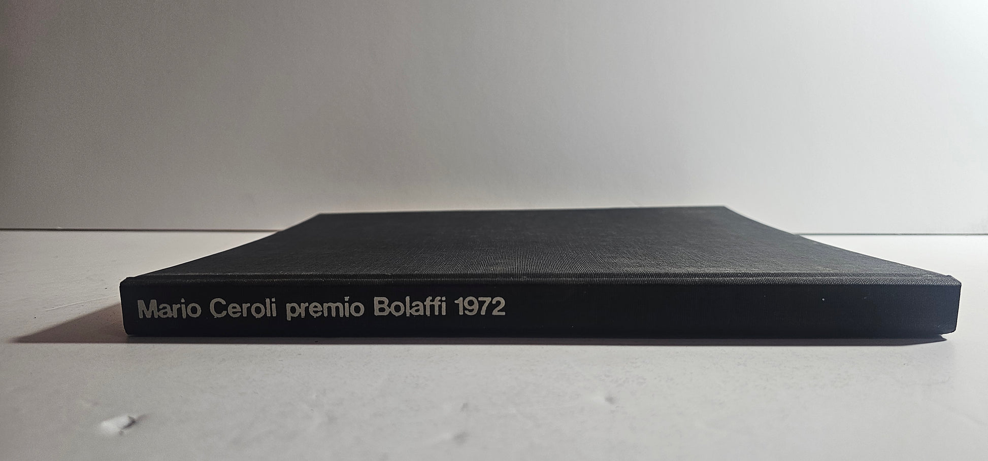 dorso libro mario ceroli premio bolaffi 1972