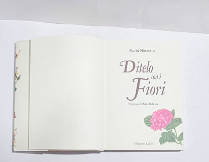 Libro illustrato Ditelo con i Fiori con tavole botaniche a colori