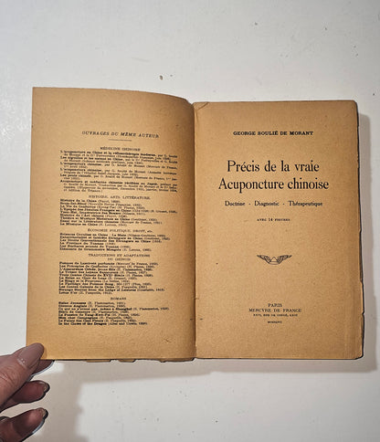 Frontespizio del volume di George Soulié de Morant del 1937 io libro carmine