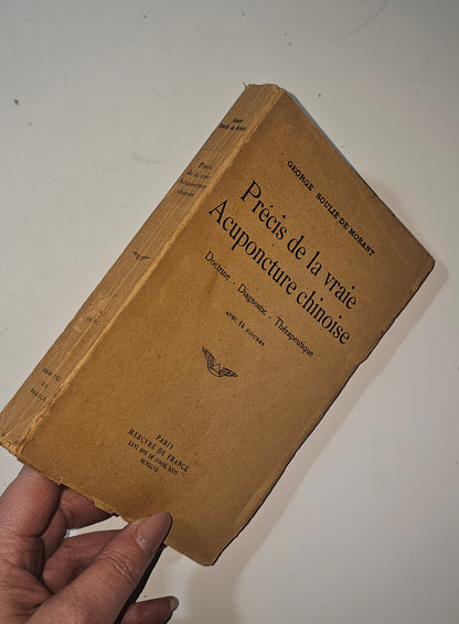 Copertina originale del libro Précis de la vraie Acuponcture chinoise io libro carmine