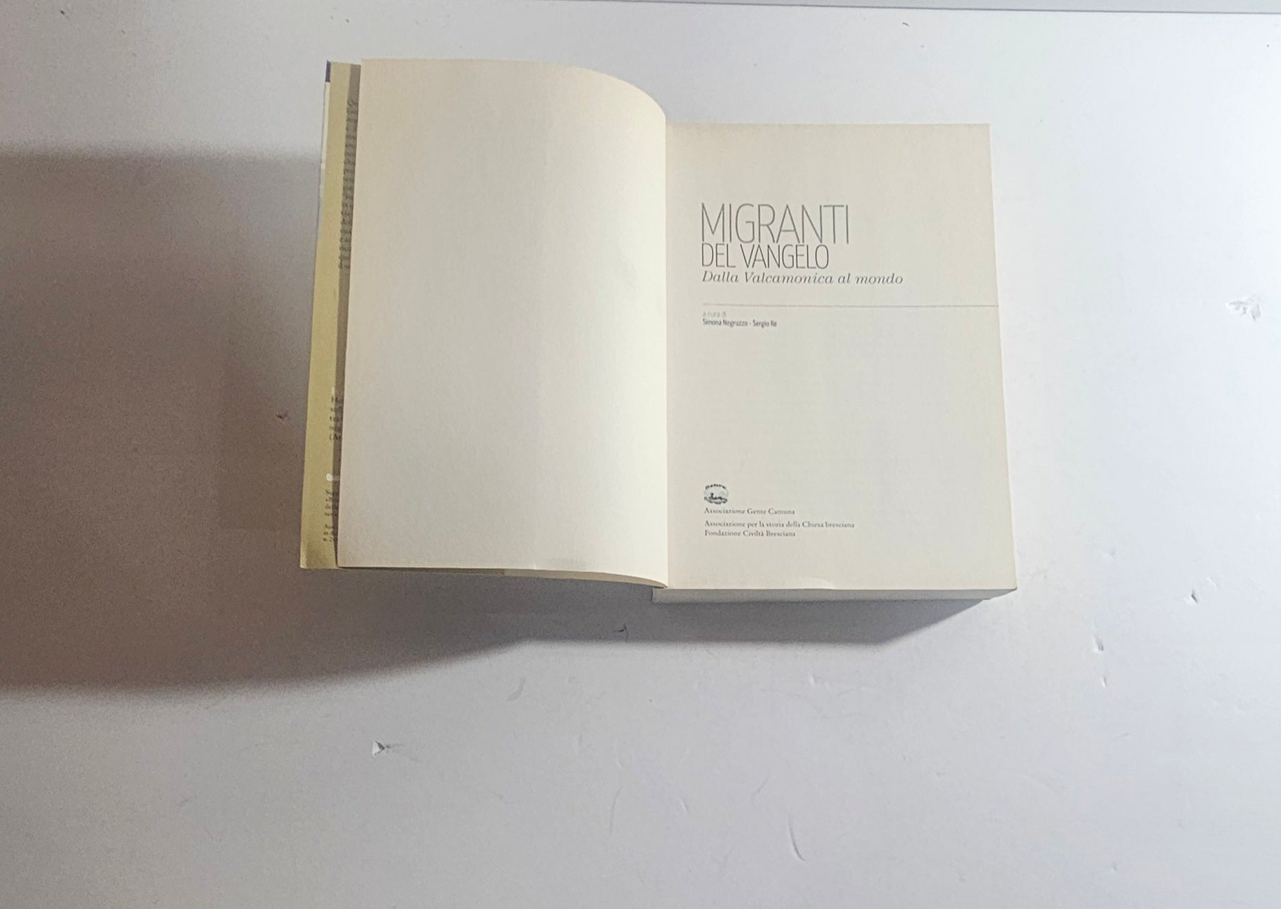 frontespizio migranti del vangelo civiltà bresciana