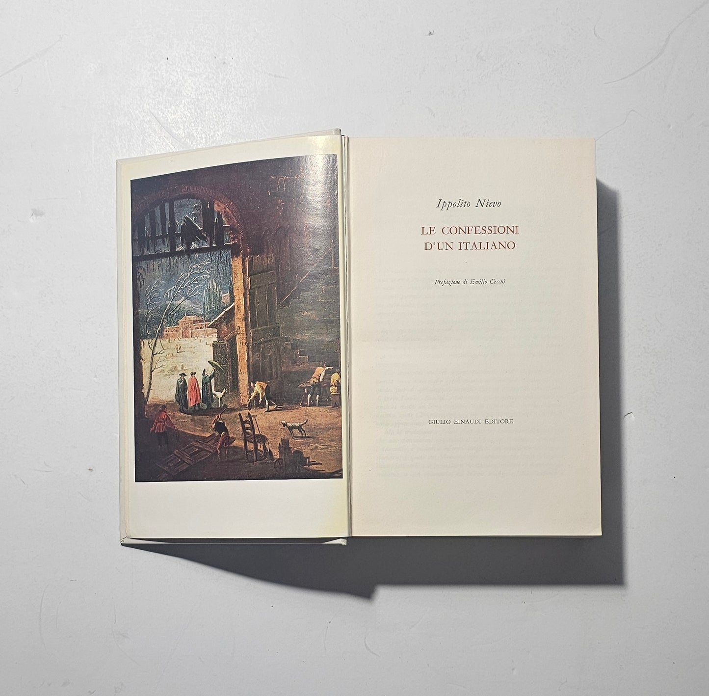 Frontespizio Ippolito Nievo Le confessioni d’un Italiano iolibrocarmine