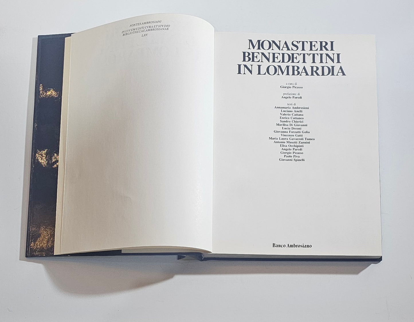 monasteri benedettini lombardia frontespizio libro arte religiosa