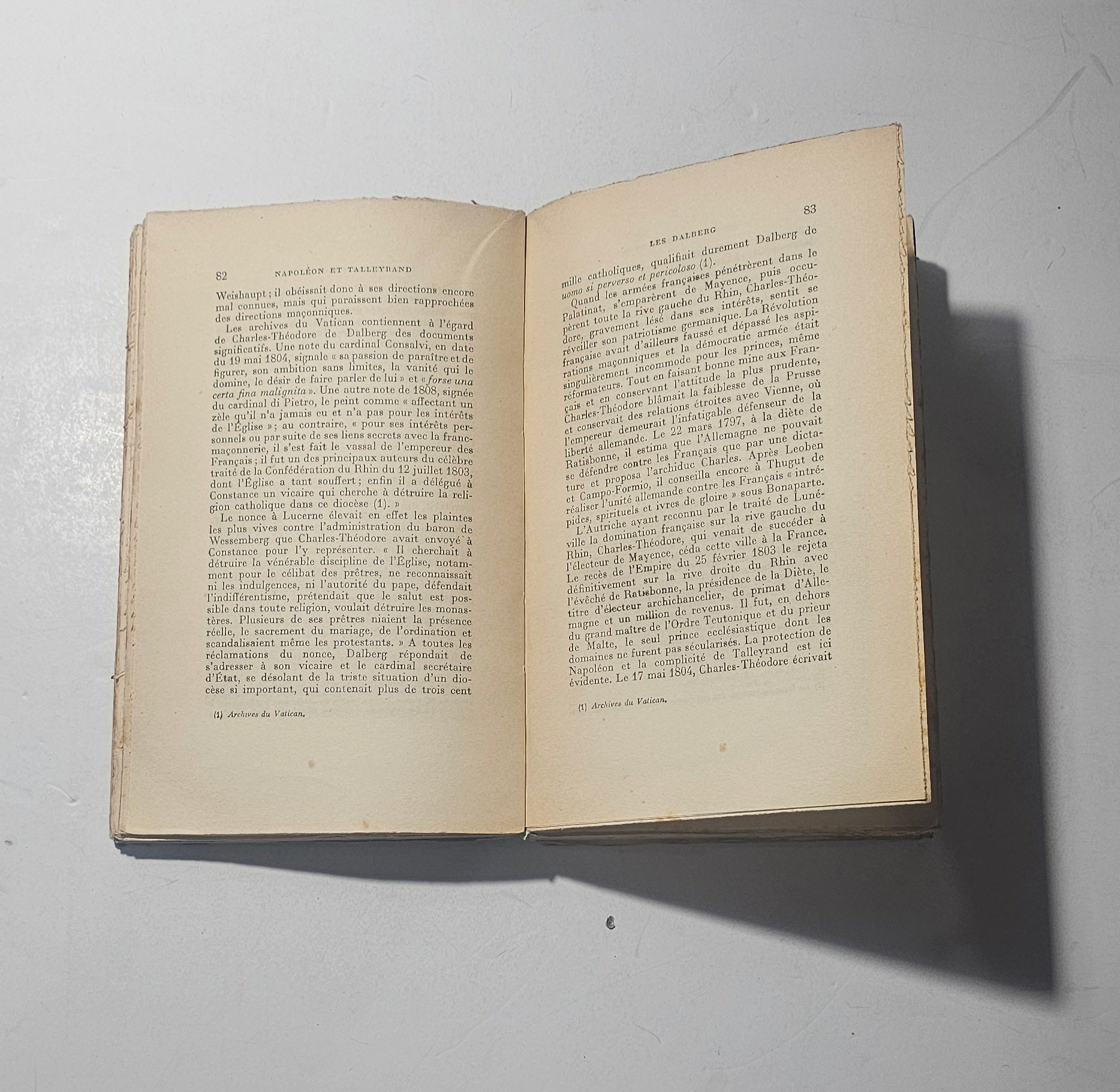 Pagine interne del libro Napoléon et Talleyrand Émile Dard 1935 iolibrocarmine