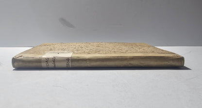 Costa del volume Notizie Storico Critiche Giambattista Rodella 1804 iolibrocarmine