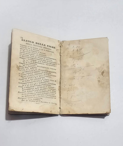 Elenco fiere provincia bresciana libro antico
