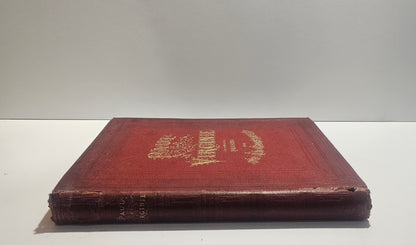 Libro antico Paul et Virginie copertina rossa dorata dorso Lemerre