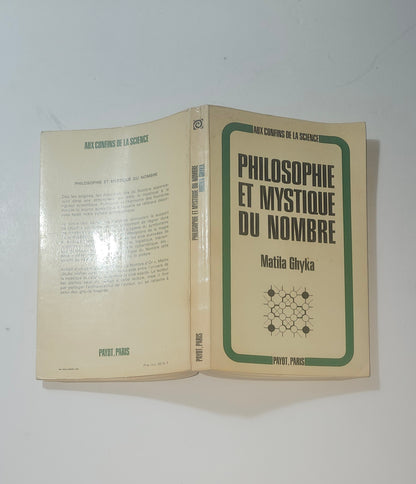Copertina originale di Philosophie et Mystique du Nombre di Matila Ghyka iolibrocarmine
