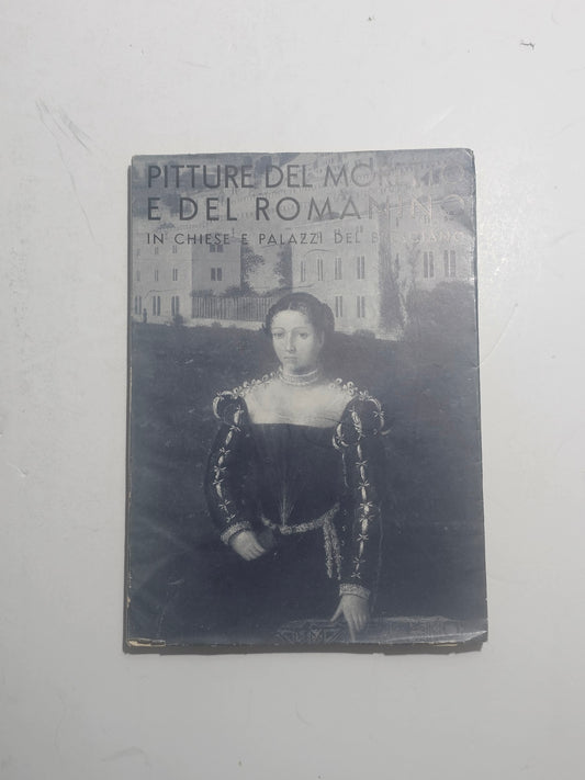 Copertina originale del volume Pitture del Moretto e del Romanino Brescia 1939 – iolibrocarmine