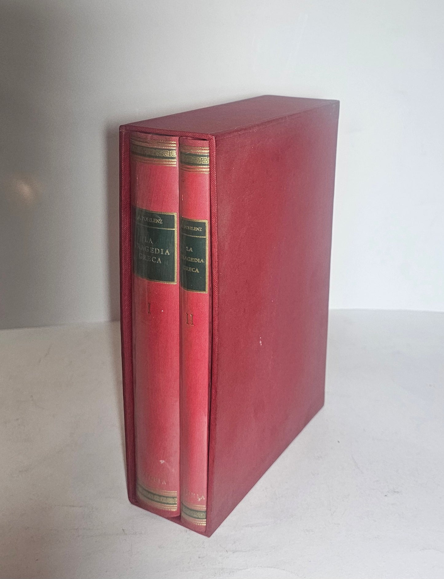Max Pohlenz La tragedia greca due volumi Paideia Editrice Brescia
